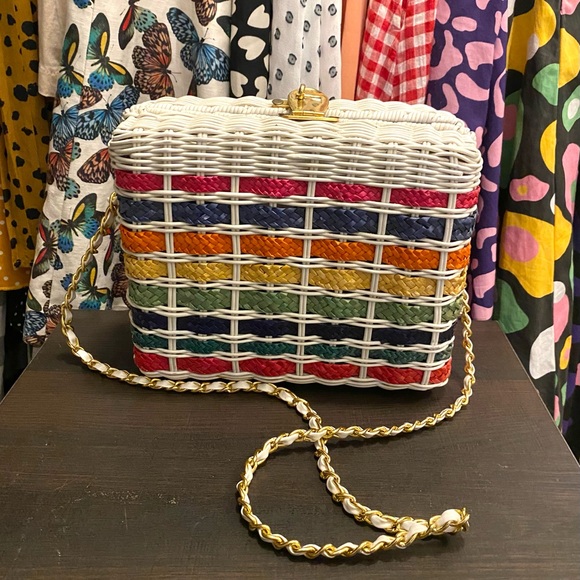 Colorful Woven Women's Bag - Picture 1 of 2